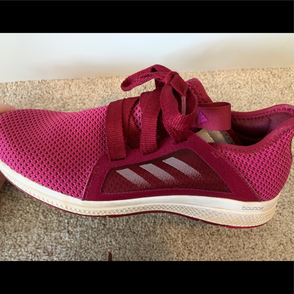 Adidas Edge Lux Sneakers - Burgundy- Size 7.5M
